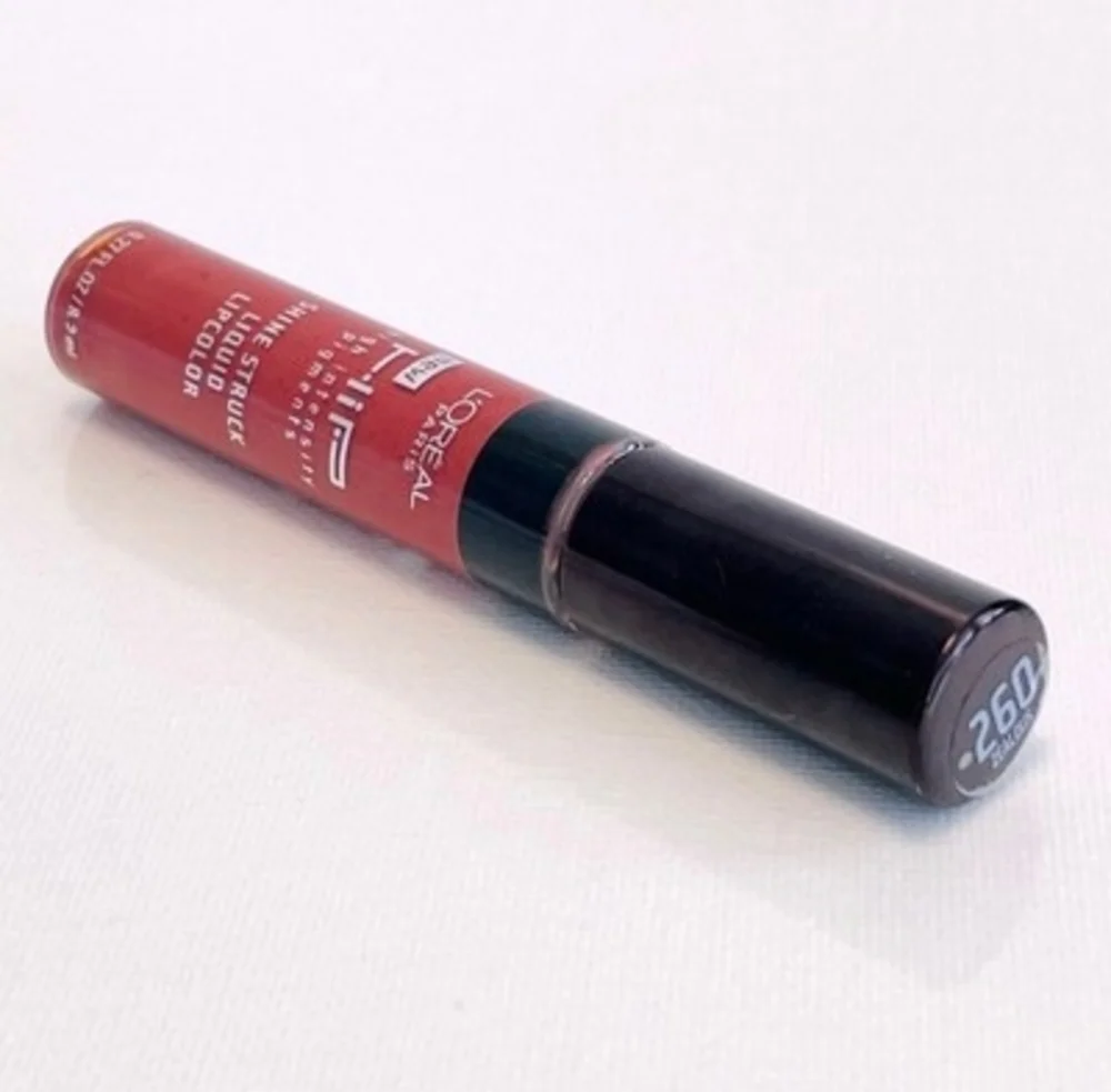 L'Oreal Zealous 260 Shine Struck Liquid Lipstick Lip Gloss Lip Color New